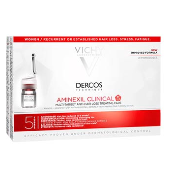 Dercos Aminexil Clinical Woman Ampoules x42