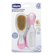 Chicco brush and comb bristle pink