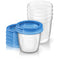 Philips Avent puodeliai Motinos pieno laikymas 180 ml X5 + 5 dangteliai