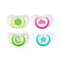 ʻO Chicco Physio Air Luminosa Pacifier Silicone 6-12m