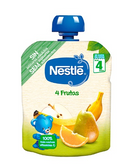 Nestlé Pacotinho 4 ፍራፍሬዎች 90 ግራም 6 ሚ