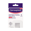 Hansaplast רגיש xl 6x7cm x5