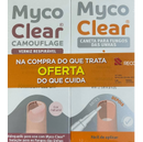 Myco Clear محلول فطريات الأظافر 3 في 1 + ورنيش مموه طبيعي مسامي