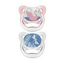 Dr Brown's Prevent Night Pacifier 0-6m Pink X2
