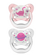 Pacifier Dr Brown's Prevent Night 6-18m Pinc X2