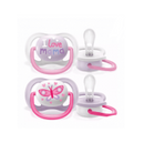 Philips Avent Ultra Air Happy Sutter 0-6m Girl X2