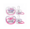 Philips Avent Ultra Air Happy Pacifiers 0-6m கேர்ள் X2