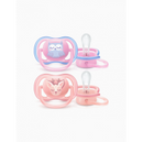 Philips Avent Ultra Air Deco-sutter 0-6m Girl X2