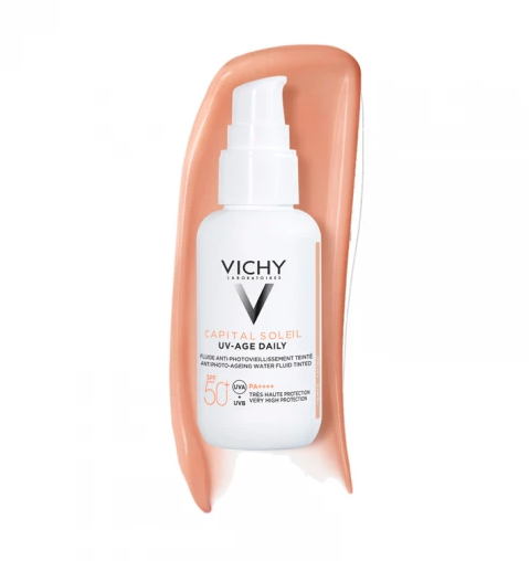 Vichy Capital Soleil UV-Age Daily Fluid SPF50+ with color 40ml