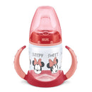 Nuk First Choice Minnie Learning boutèy wouj 150ml 6-18M
