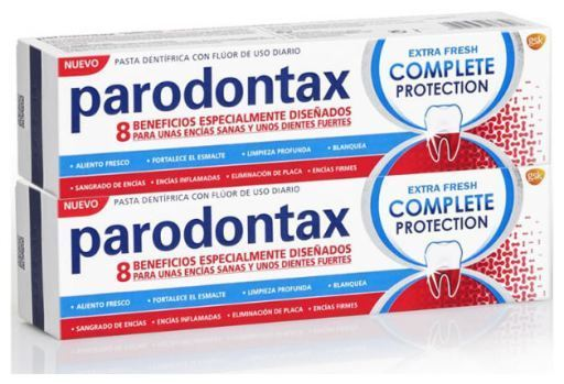 Parodontax Complete Protection Duo Extra Dentifric Folder Fresh 2x75ml with 50% discount on 2nd packaging