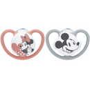Nuk Space Disney Minnie Silicone Pacifiers 6-18m X2