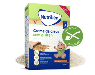 Nutribén Flour Gluten Without 4m 250g Rice Cream