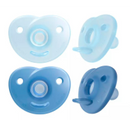 Philips advent pacifier silicone soothie 0-6 mnyamata x2