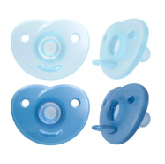 Philips advent pacifier silicone soothie 0-6 boy x2