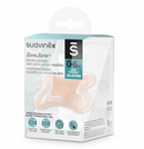 Suavinex Zero.Zero физиолошки силиконски цуцла Пријателски на кожата 0-6m