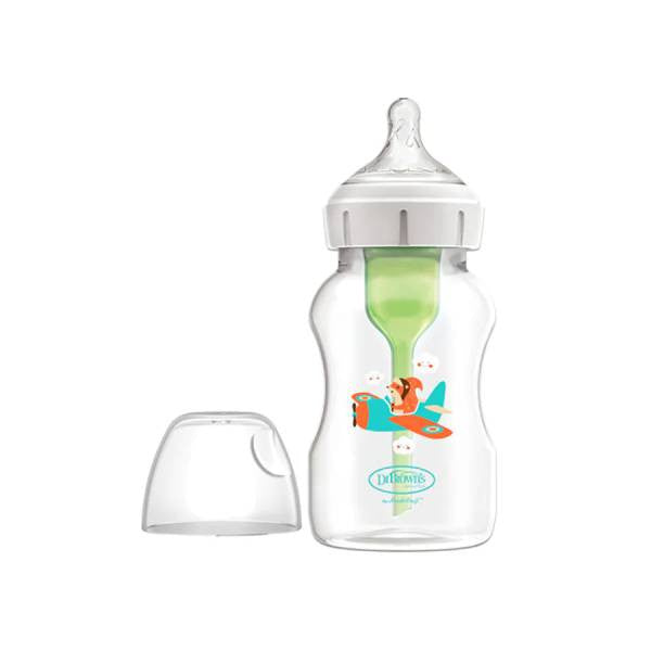 Dr. Browns Option Plus Wide Mouth Bottle 330ml Squirrel Silicone Teat