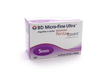 BD Micro-Fine Ultra Needles 5mm X100 320586