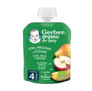 Gerber Organic Pêra Apple Banana 90g