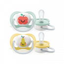 Philips Avent Ultra Air Happy Pacifiers 2 ühikut (s) 0m-6m