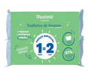 Mustela Baby Skin Normal toalhetes Cleaning 20 единици 1 = 2