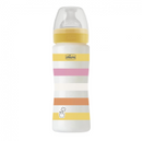 Chicco Biberão Well Being Yellow, 330 мл Quick Silicone