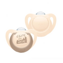 Nuk for Nature Silicone pacifier T1 0-6m beige x2