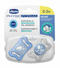 Ama-Chicco pacifiers I-Physio shape micro silicone blue 0-2m x2