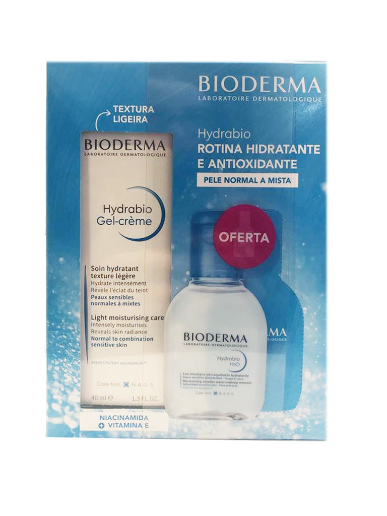 Hydrabio Bioderma Coffter Hydrabio Moisturizing Routine and Antioxidant Normal to Mixed Skin