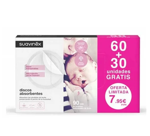 SUAVINEX DISCLOSSE Breastfeeding X60 + 30 FREE