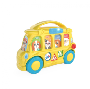 Chicco toy school bus bilingual