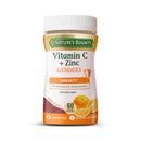 Nature's Bounty Gummies Vitamica C + Zinco X60