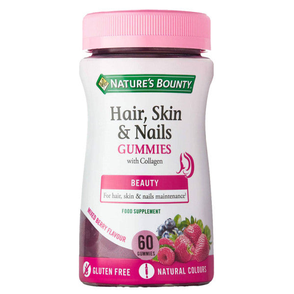 Nature´s Bounty Gummies Hair, Skin and Nails X60
