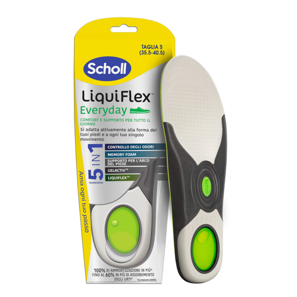 Scholl LiquiFlex Insole Daily Use S