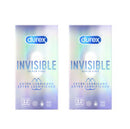 Durex Invisible Extra λιπαντικά προφυλακτικά x12 duo