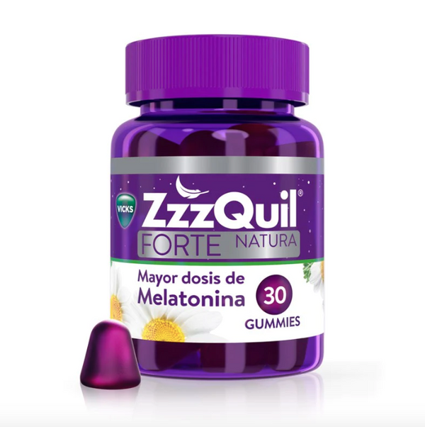 Zzzquil strong natural melatonin gums x30