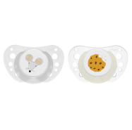 Chicco Physio Pacifier Fomra Gray Air 16-36m X2
