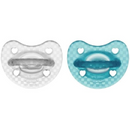 Chicco Physioforma Pacifier Luxe Blue / Transparent 16-36m X2