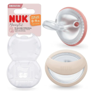 Nuk Mommy Feel silicone pacifier 0-9m pink x2