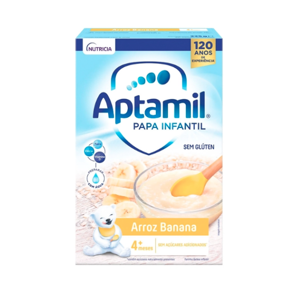 Aptamil Gluten-Free Dairy Baby Food Banana Rice 225G 4M+