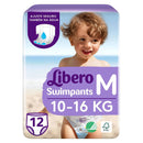Libero 游泳裤尿布 M（10-16 公斤）X12