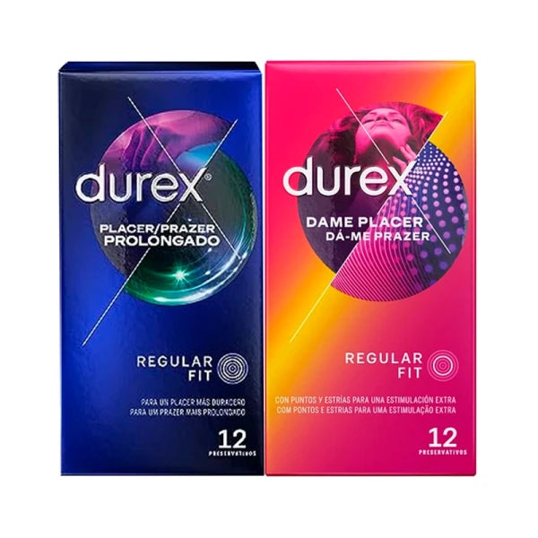 Durex Prolonged Pleasure Pack +Give Me Pleasure 12+12