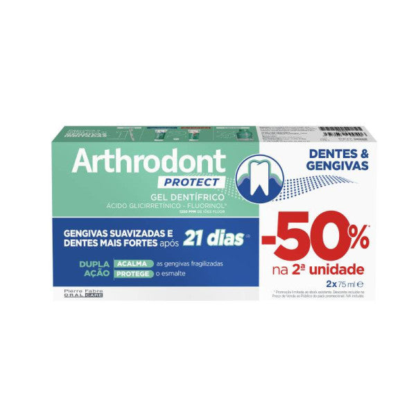 Arthrodont Protect Toothpaste Gel Teeth and Gums -50% 2nd unit