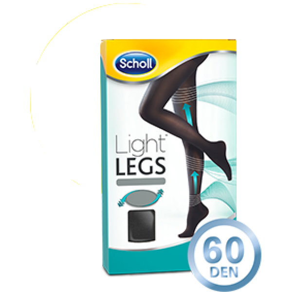 Scholl Compression Socks Light Legs Leotard 60 Denier Black S