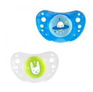 Chicco Physio Air Blue Silicone Pacifier 12m+ X2