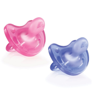 Chicco silicone pacifier Physio soft girl 16m-36m x2
