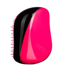 Furçë flokësh kompakte me ngjyrë të zezë dhe rozë