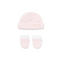 Tous Baby Plain Pink Hat na Gloves Tọọ T0-1M