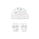 Tous Baby Joy Hat සහ Gloves Set White T0-1M