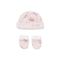 Zestaw czapek i rękawiczek Tous Baby Pic Pink T0-1M